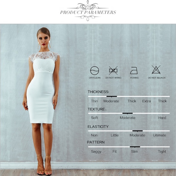 Bandage Lace Detail Bodycon Midi Dress in Black - Picture 10 of 16